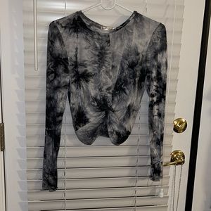 Tie die crop top